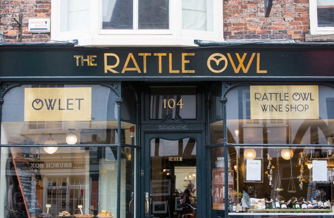 exterior view of the rattle owl restaurant york