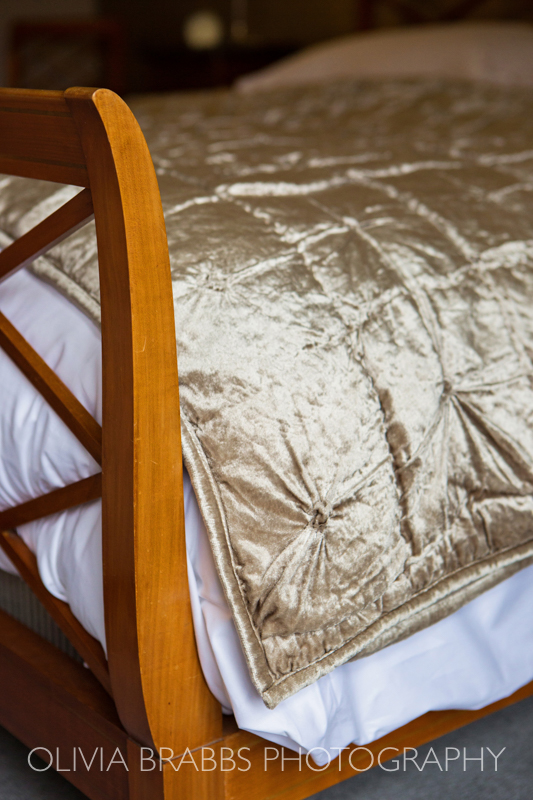 bed detail from grays court hotel york