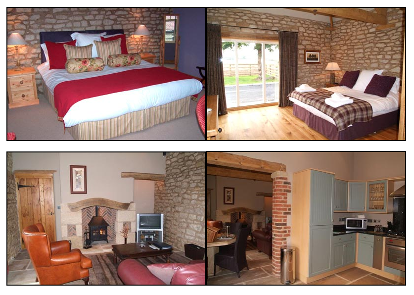 examples of DIY photography for rental property showing dated images of interiors before rebrand shoot