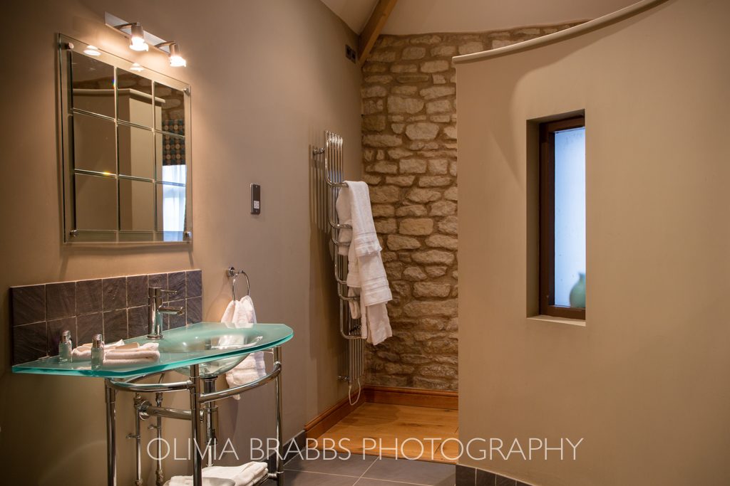 bathroom photographed for luxury country cottage website