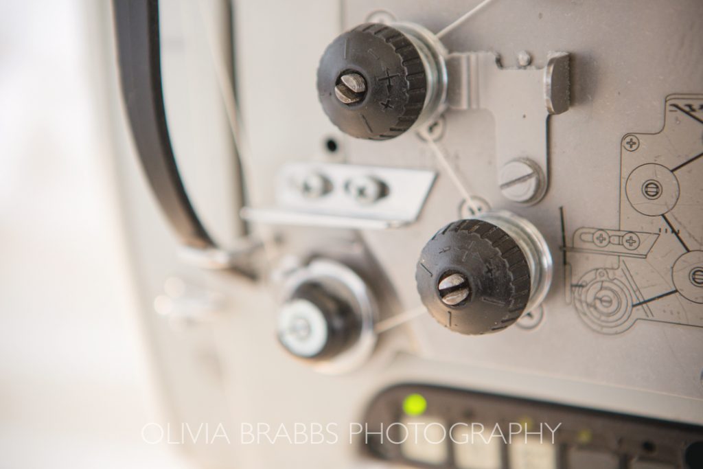 detail view of sewing machine in manfacturing photography shoot