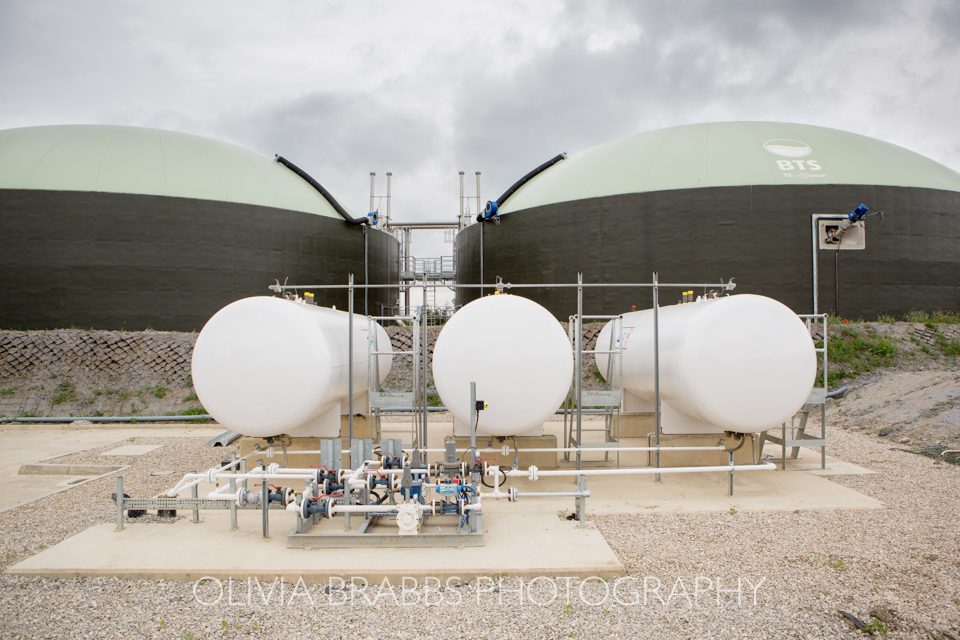 site view of anaerobic digestion plant