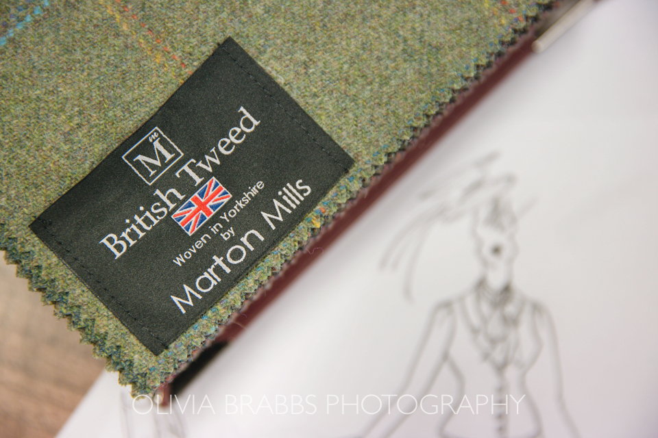 antonia houston couture and Yorkshire Tweed from Marton Mills www.oliviabrabbs.co.uk